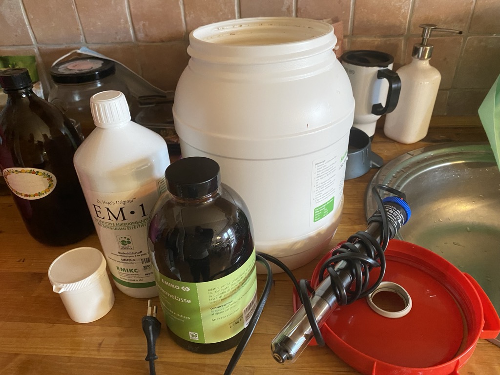 Zutaten Herstellung Effektiver Mikroorganismen